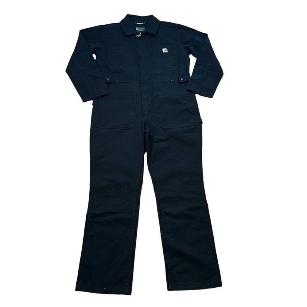 Women’s Carhartt Rugged-Flex Relaxed Fit Canvas Coverall Large 12-14